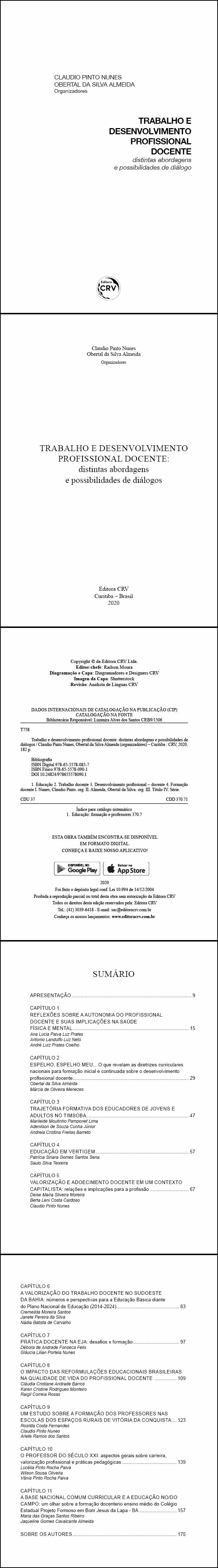 TRABALHO E DESENVOLVIMENTO PROFISSIONAL DOCENTE: <br> Distintas abordagens e possibilidades de diálogos